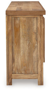 Side profile of Dresor Accent Cabinet