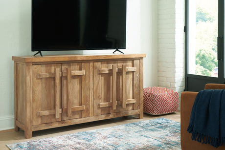Dresor Accent Cabinet with TV on top