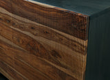 Darrey Accent Cabinet wood grain and hardware close-up