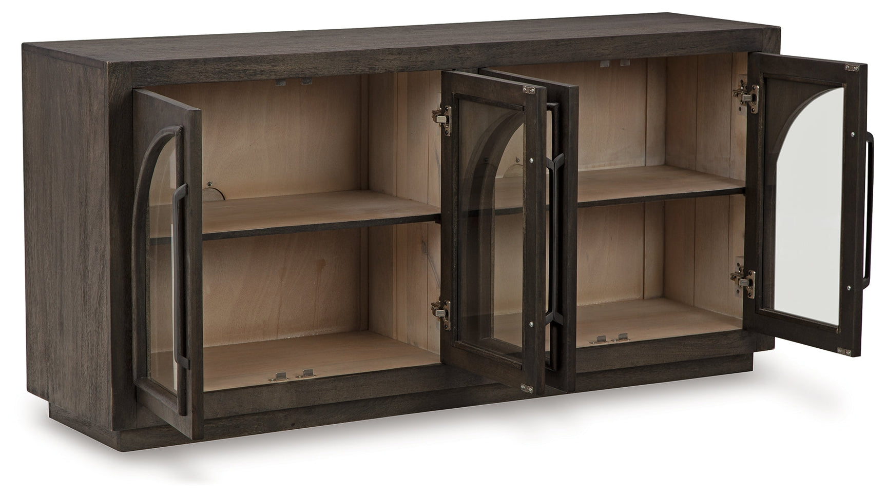 Dreley Accent Cabinet side angle with doors open