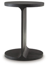 Adderley Black Accent Table side profile