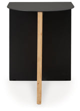 Ladgate Black Natural Accent Table