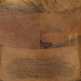 Bottom view showing table base finish