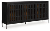 Vallisburg Accent Cabinet side angle closed doors