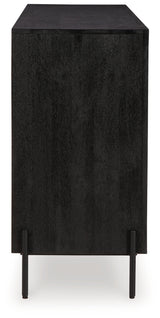 Vallisburg Accent Cabinet side profile view