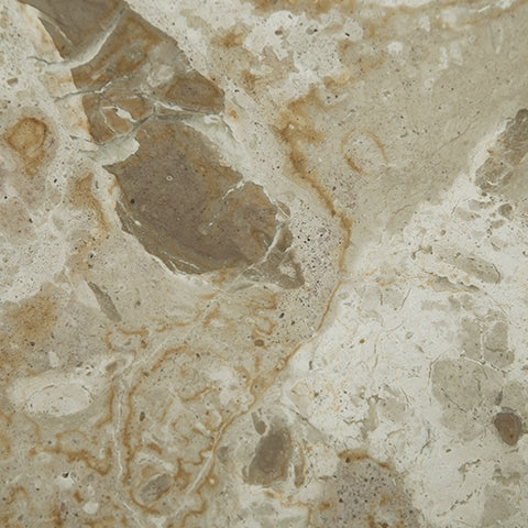 Treygan beige marble table finish close-up
