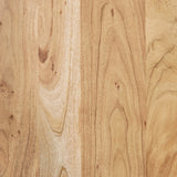 Kierwell Accent Cabinet natural wood finish close-up