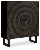 Fosterman Accent Cabinet angled view with closed doors