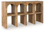 Luzmanacy console sofa table head-on front view