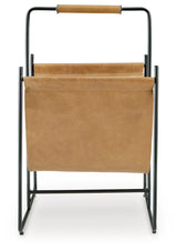 Faronworth Brown/Black Magazine Rack