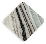 Top view showing stone pattern of Baretton coffee table