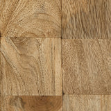Hudwick Accent Cabinet natural brown finish close-up