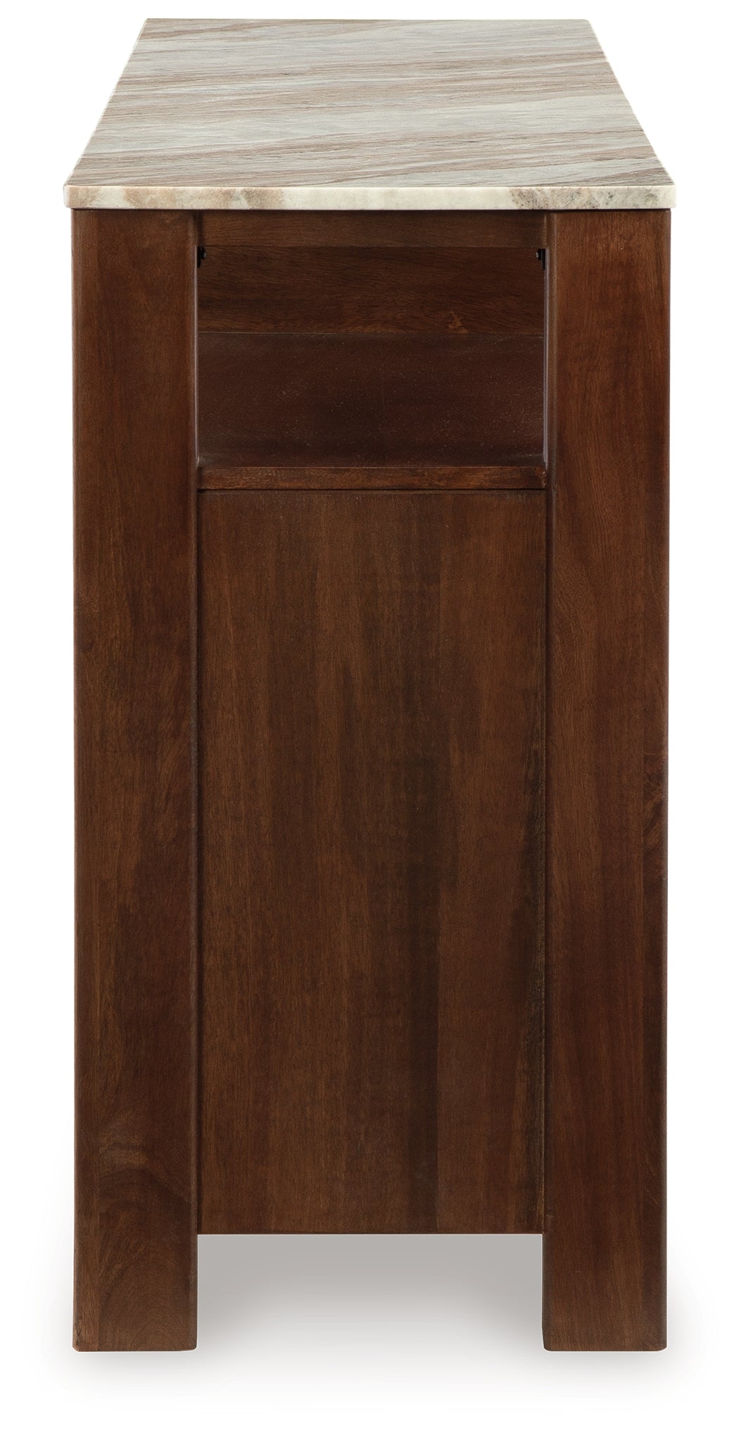 Tobinville accent cabinet side view