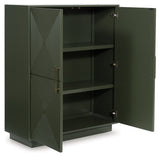 Geirwood Accent Cabinet front open doors showing shelves