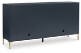 Loirwick Accent Cabinet back showing cable openings