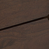 Close-up of Kydler Medium Brown finish