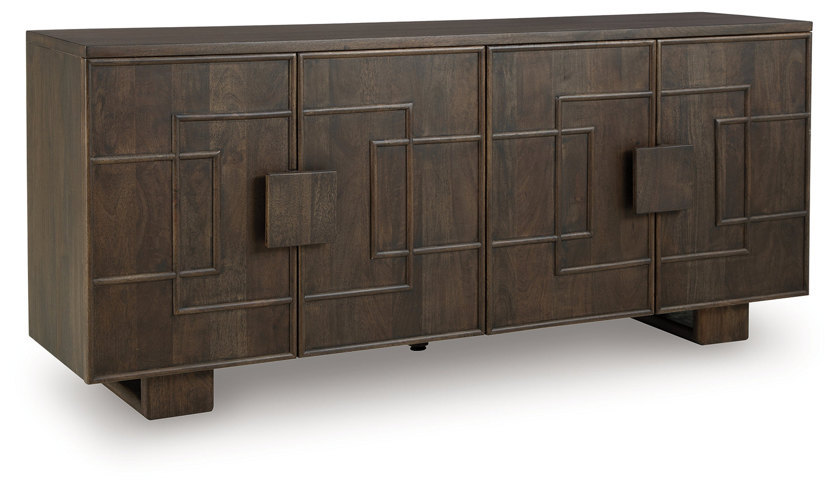 Cato Accent Cabinet angled view with doors closed