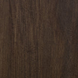 Close-up of dark brown wood finish texture