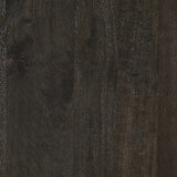 Close-up of espresso brown wood finish on Elliston Accent Cabinet