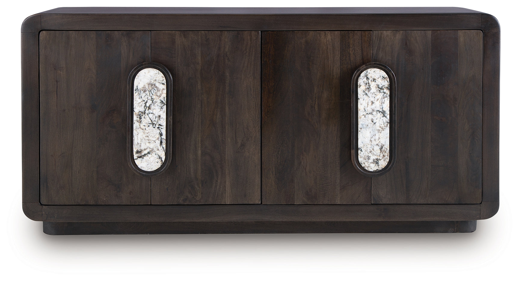 Elliston Accent Cabinet head-on view with doors open