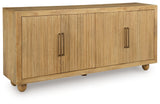 Niam Accent Cabinet angled closed view