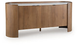Fitzroy Accent Cabinet angled closed door view