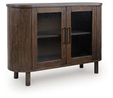Mayridge Accent Cabinet angled closed view