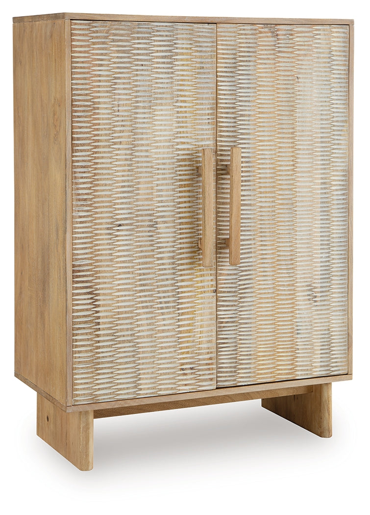 Dallinbury Natural/White Wash Accent Cabinet