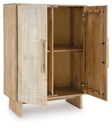 Dallinbury Natural/White Wash Accent Cabinet