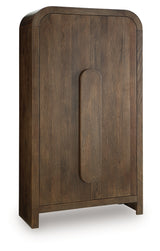 Thoren Accent Cabinet closed door side angle
