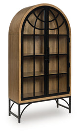 Gwenwich Accent Cabinet angled side view closed