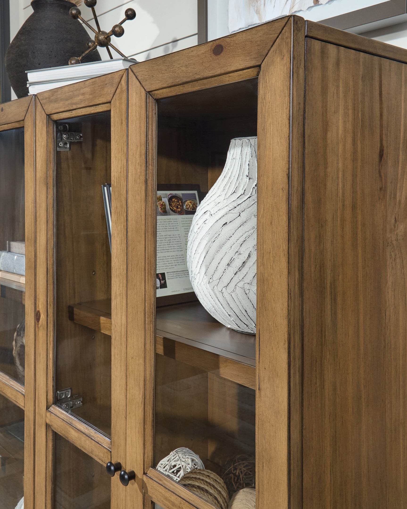 Wrenridge accent cabinet hardware detail