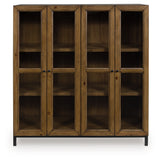 Wrenridge accent cabinet head-on open doors