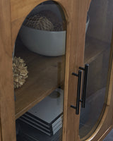 Detail of Niall Accent Cabinet door pattern and handle