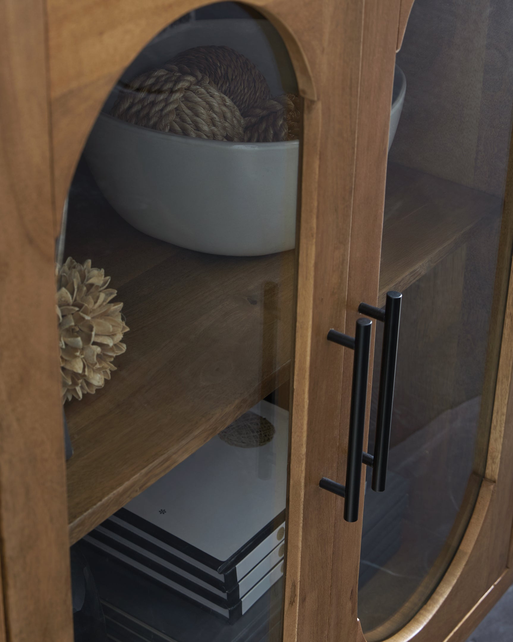 Detail of Niall Accent Cabinet door pattern and handle