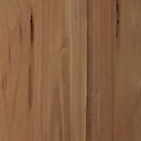 Detail of natural brown wood grain finish
