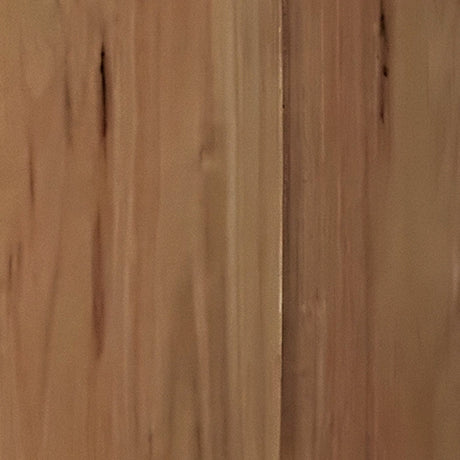 Detail of natural brown wood grain finish
