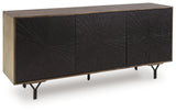 Lavinmont accent cabinet angled closed view