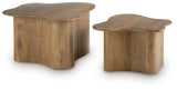Abeford Brown Accent Coffee Table (Set of 2)