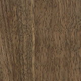 Detail of wood finish and leg design on Gavrilley accent table