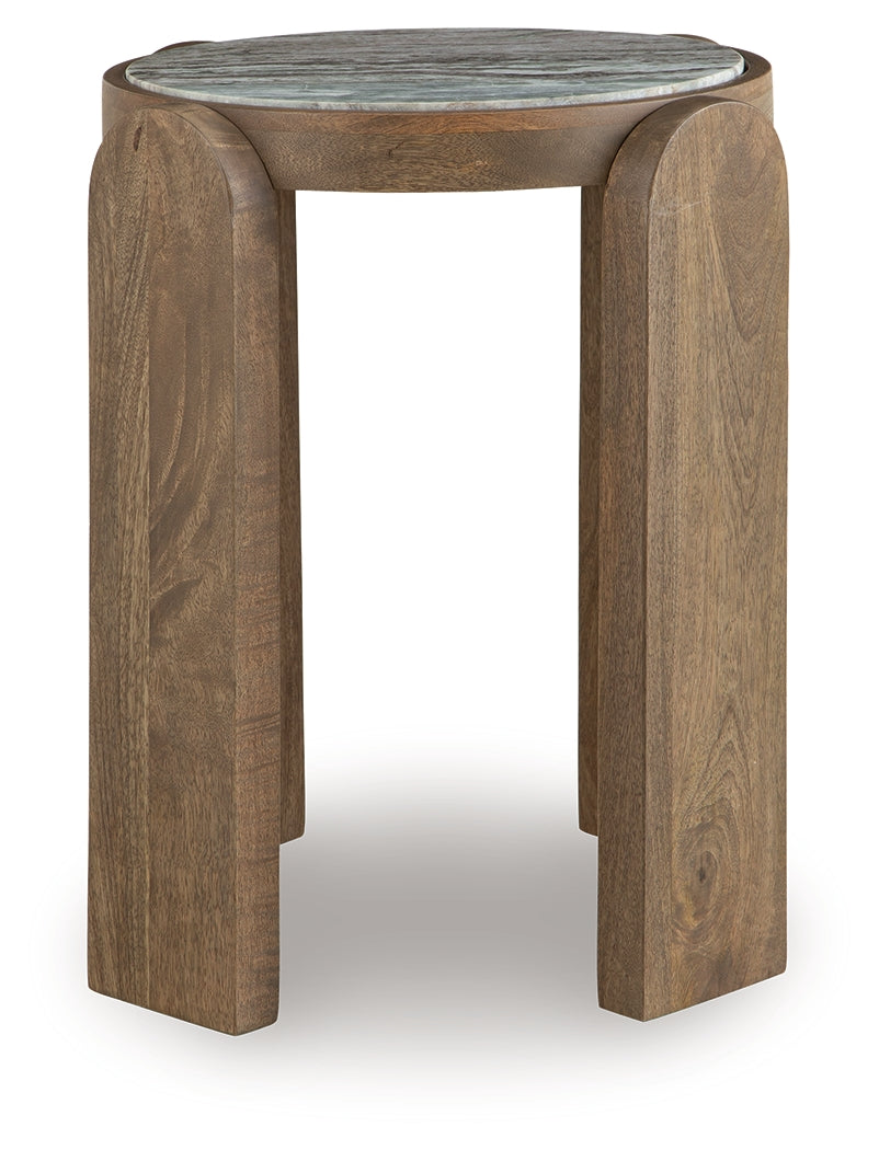 Gavrilley accent table head-on view
