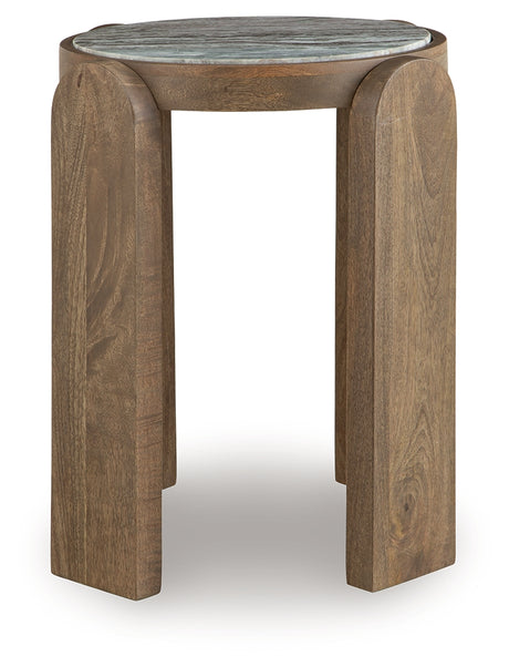 Gavrilley accent table head-on view