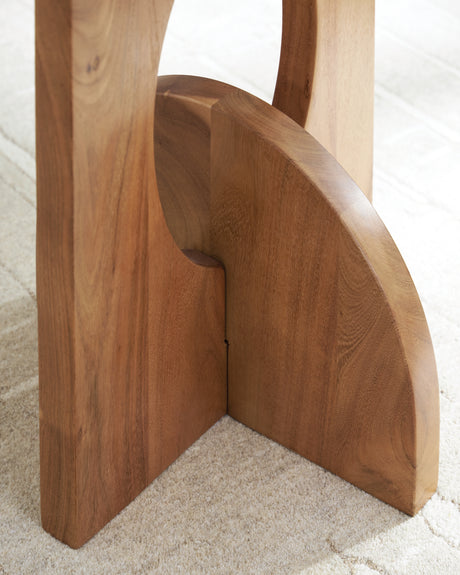 Hollbourne Accent Table base detail