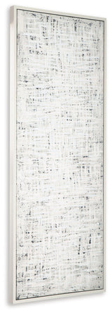 Daxonport gray taupe wall art close-up detail