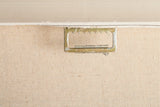 Daxonport gray taupe wall art sawtooth bracket hanging detail