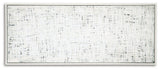 Daxonport gray taupe wall art side angle