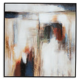 Pigeonford Multi Abstract Wall Art by Ashley, close-up of texture