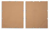 Back of Holport wall art canvas with hanging hardware