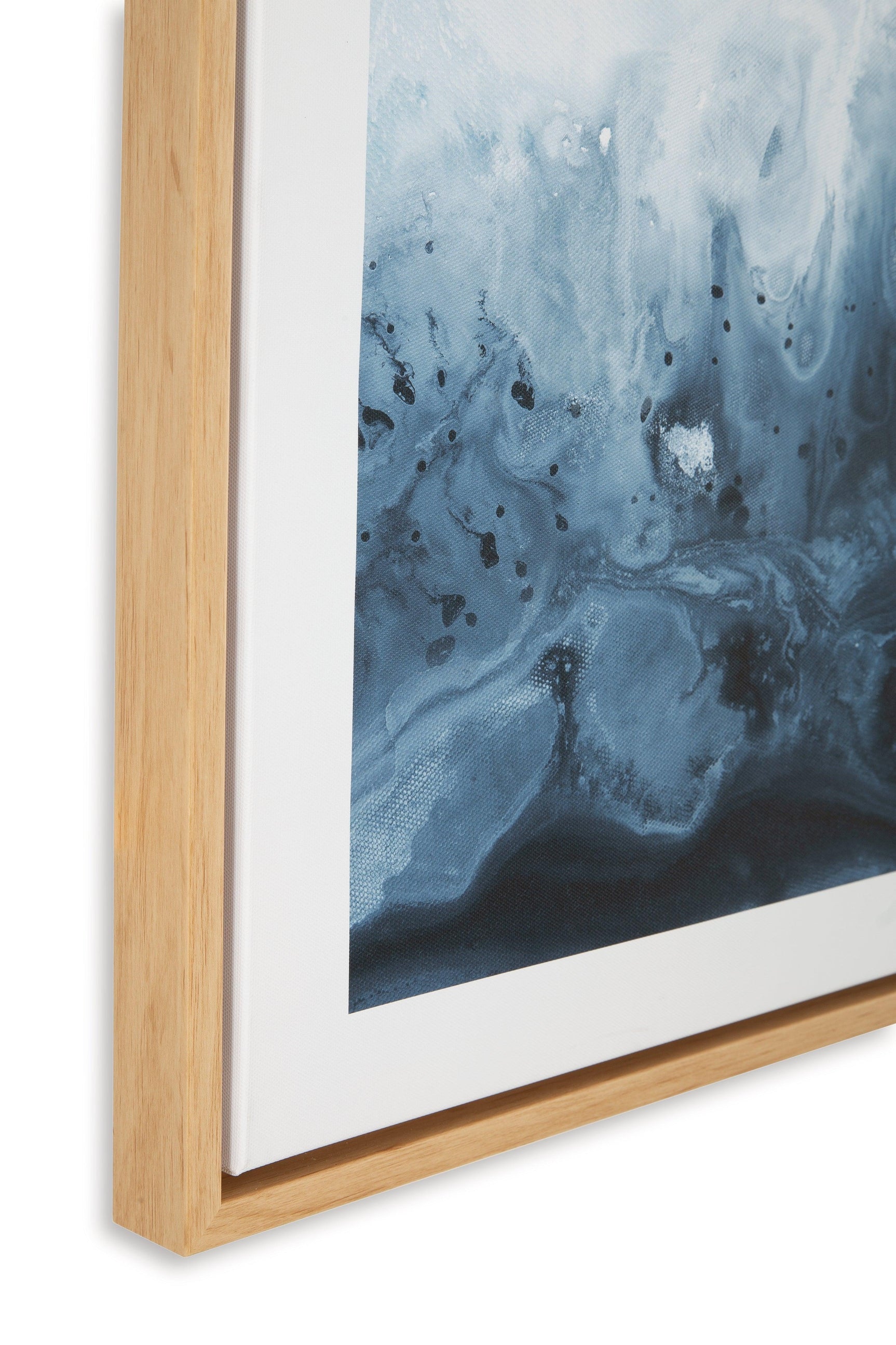 Close-up detail of Holport abstract wall art texture
