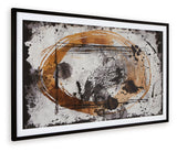 Clefting Wall Art head-on view A showing abstract design
